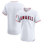 Los Angeles Angels White Fedasgoge Home Elite Jersey