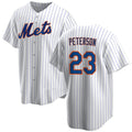 New York Mets #23 David Peterson White Fedasgoge Cool Base Stitched Jersey