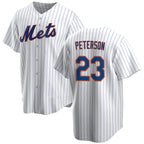 New York Mets #23 David Peterson White Fedasgoge Cool Base Stitched Jersey