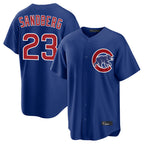 Chicago Cubs #23 Ryne Sandberg Player Royal Fedasgoge Home Game Stitched Jerseys