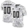Custom A.Falcons Active Player 2024 F.U.S.E Arctic Camo Fedasgoge Salute to Service Limited Stitched Jersey