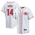 Cincinnati Reds #14 Pete Rose Player White Fedasgoge Game Home Stitched Jerseys