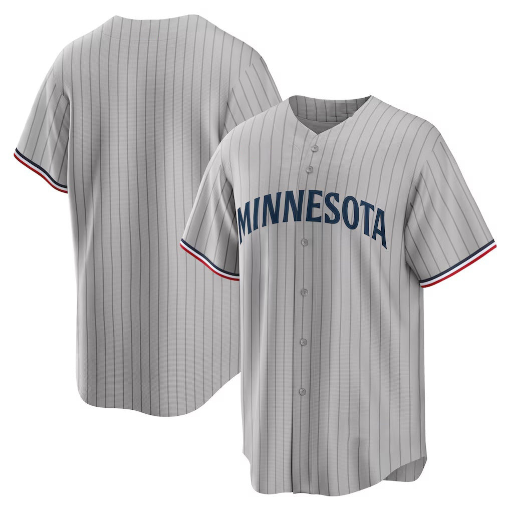 Minnesota Twins Gray Fedasgoge Road Replica Team Jersey