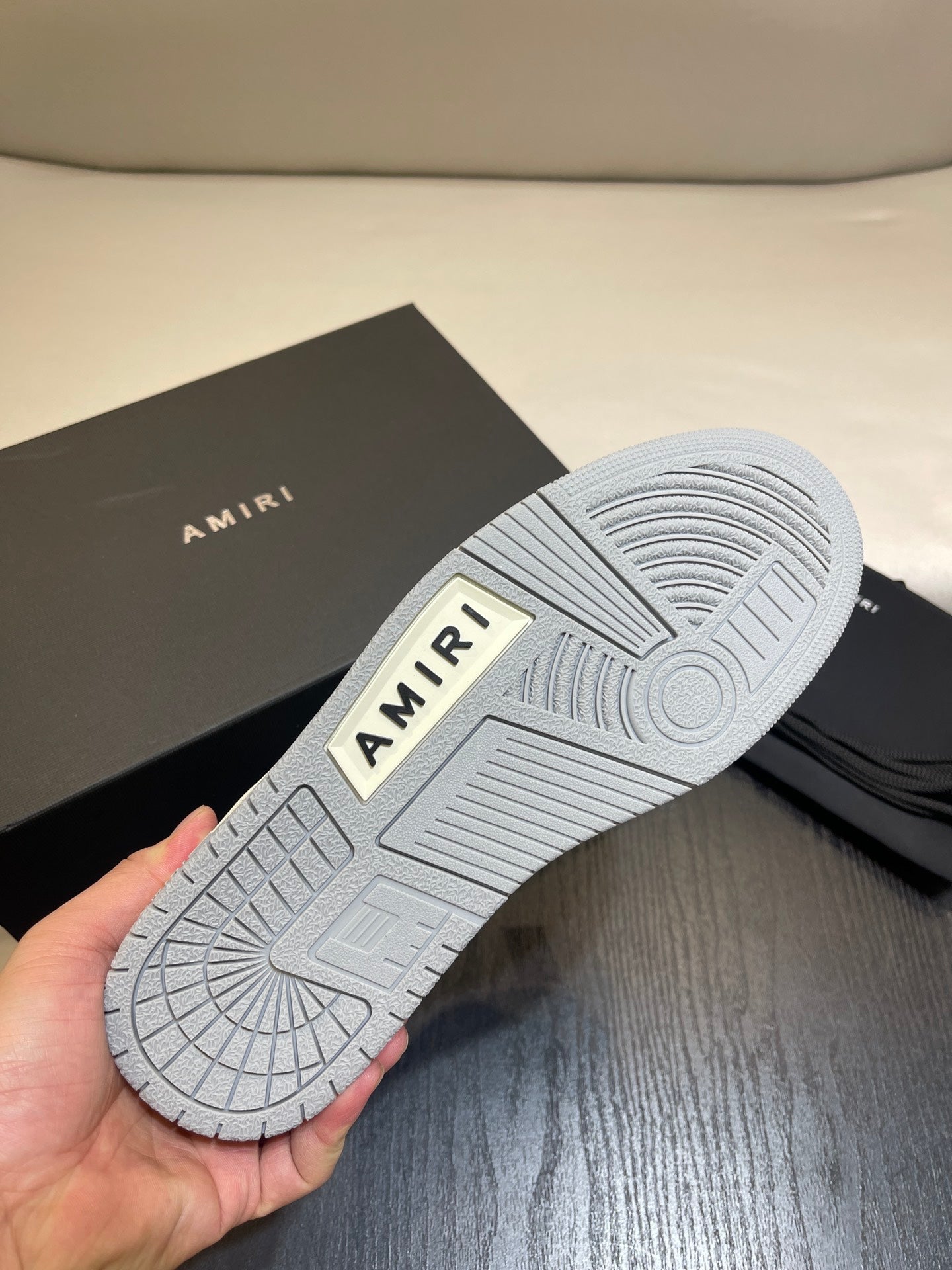 Amiri Skel Top High 'Grey'  Shoes