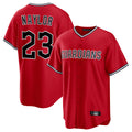 Cleveland Guardians #23 Bo Naylor Player Red Fedasgoge Home Game Stitched Jerseys