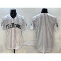 New York Yankees Blank White Fedasgoge Pinstripe 'Gothic Legacy Edition' Vapor Premier Limited Stitched Jersey