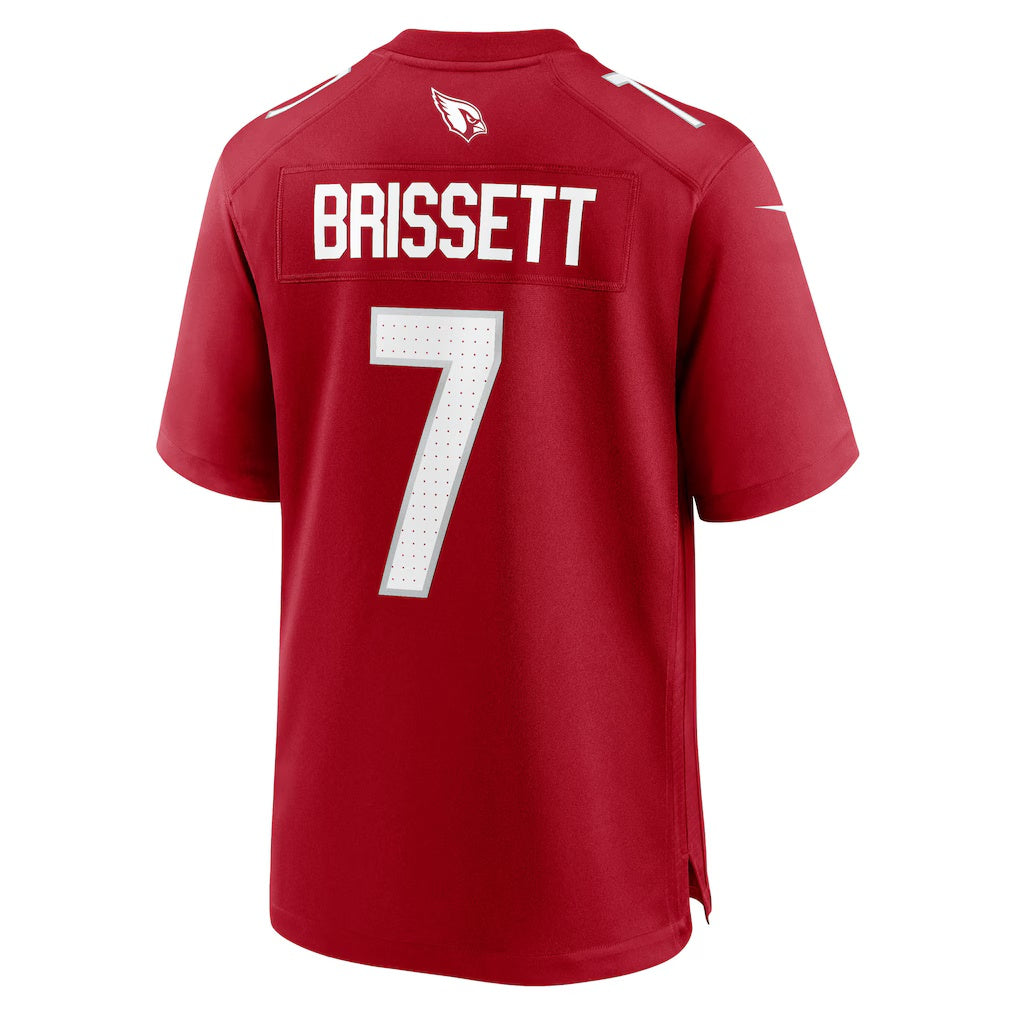 A.Cardinals #7 Jacoby Brissett Cardinal Fedasgoge Team Game Jersey