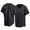 Boston Red Sox #40 Willson Contreras Player Black Fedasgoge T-shirt Home Game Stitched Jerseys