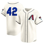 Arizona Diamondbacks #42 Jackie Robinson Cream Fedasgoge Home 2025  Day Limited Jersey