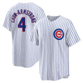 Chicago Cubs #4 Pete Crow-Armstrong White Fedasgoge Home Replica Jersey