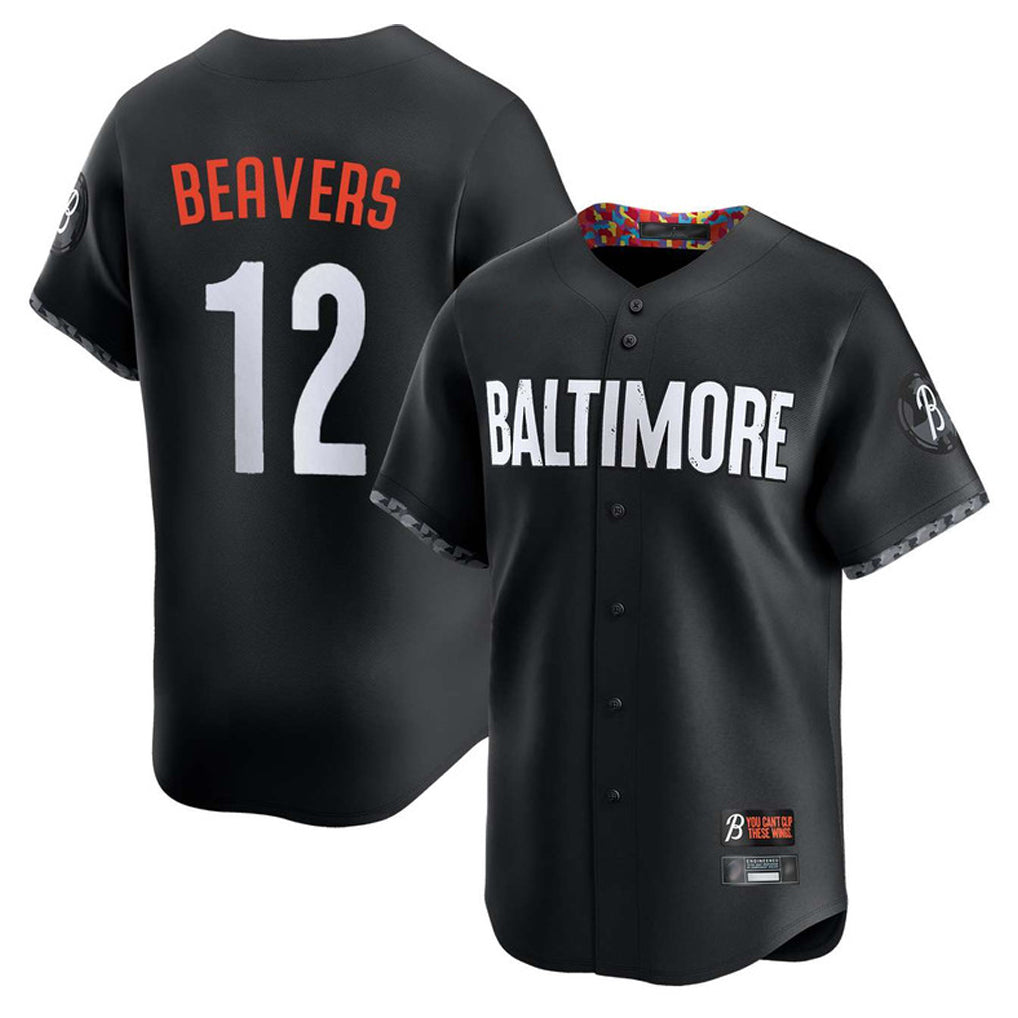 Baltimore Orioles #12 Dylan Beavers Player Black Fedasgoge City Connect Limited Home Game Stitched Jerseys