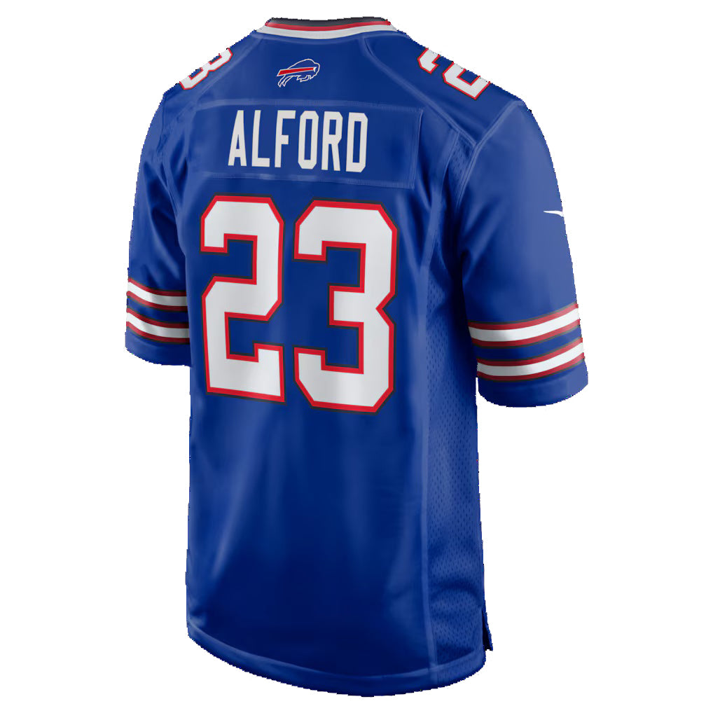 B.Bills #23 Dee Alford Royal Fedasgoge Team Game Jersey