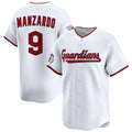 Cleveland Guardians #9 Kyle Manzardo White Fedasgoge Home Limited Stitched Jersey