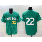 Boston Red Sox #22 Garrett Whitlock Green Fedasgoge 2025 City Connect Limited Stitched Jersey