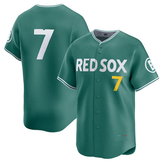 Boston Red Sox #7 Masataka Yoshida Green Fedasgoge 2025 City Connect Limited Stitched Jersey