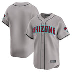 Arizona Diamondbacks Gray Fedasgoge Road Limited Home Game Blank Player Stitched Jerseys
