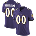 Custom B.Ravens Purple Fedasgoge Vapor Untouchable Player Limited Jersey