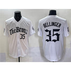 New York Yankees #35 Cody Bellinger White Fedasgoge 'Gothic Legacy Edition' Vapor Premier Limited Stitched Jersey