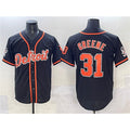 Detroit Tigers #31 Riley Greene Black Fedasgoge With Patch Cool Base Stitched Jersey