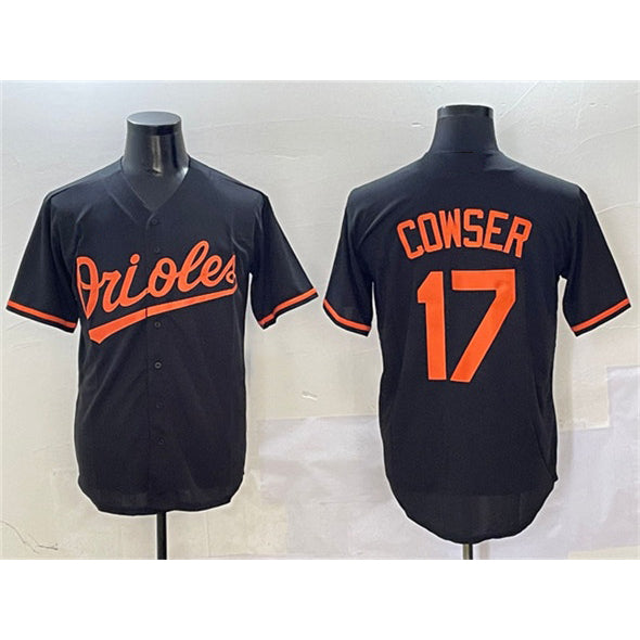 Baltimore Orioles #17 Colton Cowser Black Fedasgoge Cool Base Stitched Jersey