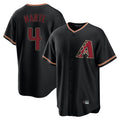 Arizona Diamondbacks #4 Ketel Marte Player Black Fedasgoge Limited Home Stitched Jerseys