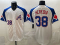 Atlanta Braves #38 Guillermo Heredia White Fedasgoge 2023 City Connect Cool Base Stitched Jersey