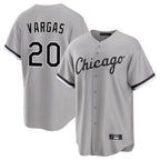 Chicago White Sox #20 Miguel Vargas Player Gray Fedasgoge Home Game Stitched Jerseys