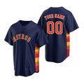 Custom Houston Astros Navy Fedasgoge Stitched Cool Base Jersey