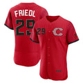 Cincinnati Reds #29 TJ Friedl Player Red Fedasgoge 2026 City Connect Limited Elite Home Stitched Jerseys