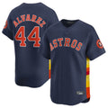Houston Astros #44 Yordan Alvarez Player Navy Fedasgoge Home Limited Stitched Jerseys