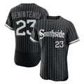 Chicago White Sox #23 Andrew Benintendi Player Black Fedasgoge City Connect Limited Elite Home Stitched Jerseys