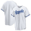 Kansas City Royals White Fedasgoge Home Big & Tall Replica Jersey