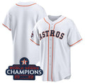 Houston Astros Blank White Fedasgoge 2022 World Series Champions Home Stitched Jersey
