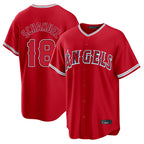 Los Angeles Angels #18 Nolan Schanuel Player Red Fedasgoge Home Game Stitched Jerseys