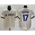 Los Angeles Dodgers #17 Shohei Ohtani Cream Fedasgoge 2024 City Connect Limited Stitched Jerseys