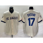 Los Angeles Dodgers #17 Shohei Ohtani Cream Fedasgoge 2024 City Connect Limited Stitched Jerseys