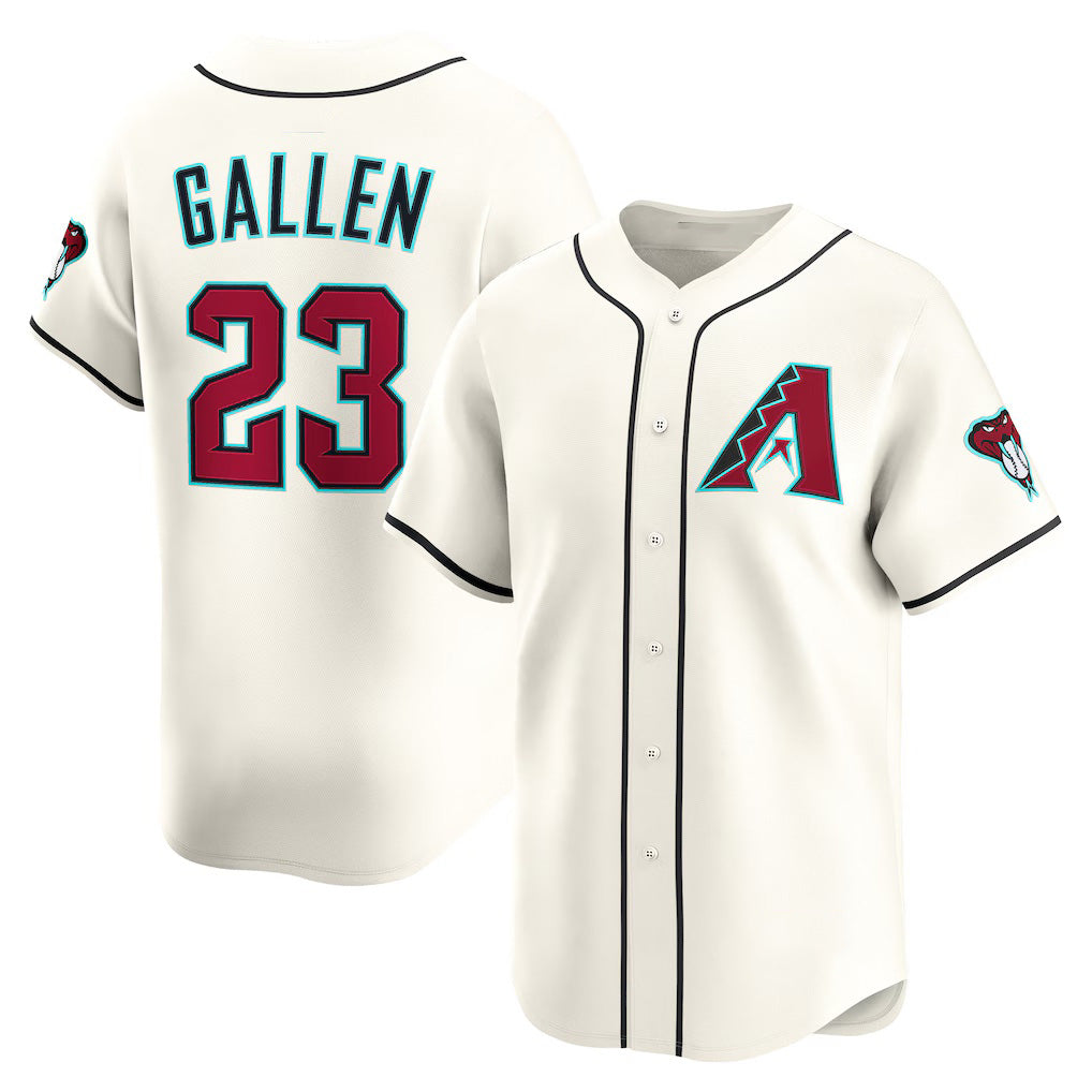 Arizona Diamondbacks #23 Zac Gallen Cream Fedasgoge Home Limited Player Jersey