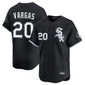 Chicago White Sox #20 Miguel Vargas Player Black Fedasgoge Limited Home Stitched Jerseys