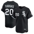 Chicago White Sox #20 Miguel Vargas Player Black Fedasgoge Limited Home Stitched Jerseys