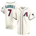 Arizona Diamondbacks #7 Corbin Carroll Cream Fedasgoge Home Limited Player Jersey