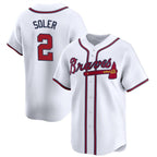 Atlanta Braves #2 Jorge Soler White Fedasgoge 2024 Home Limited Stitched Jersey