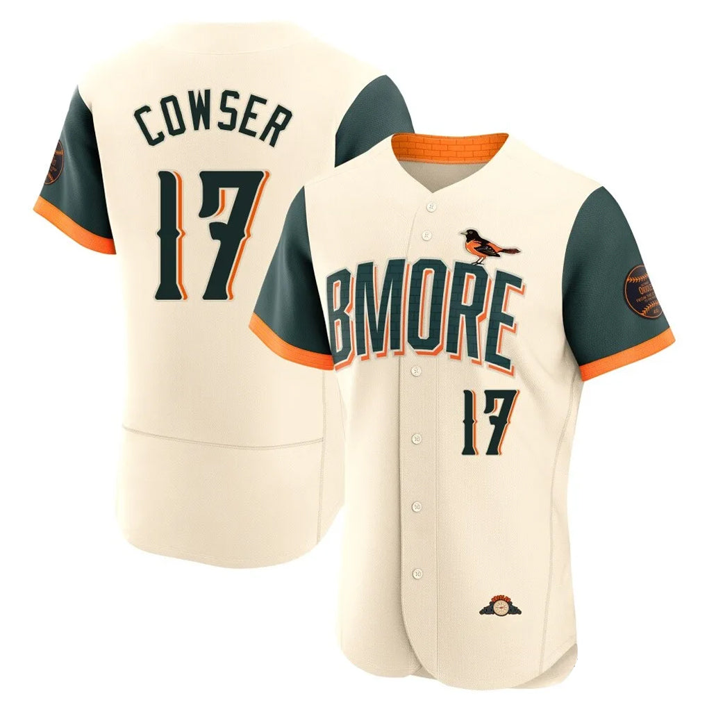 Baltimore Orioles #17 Colton Cowser Player Cream Fedasgoge 2026 City Connect Limited Elite Home Game Stitched Jerseys