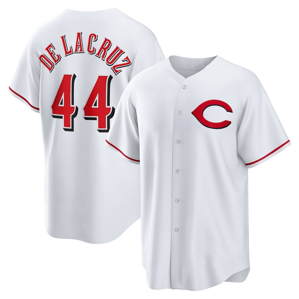Cincinnati Reds #44 Elly De La Cruz White Fedasgoge Alternate 2 Replica Jersey
