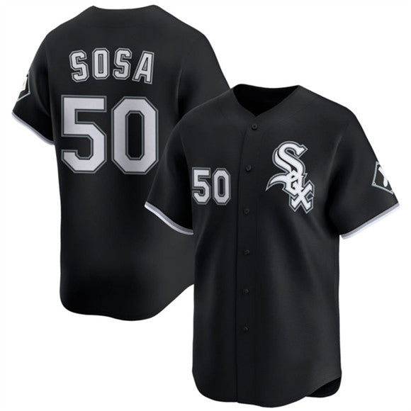 Chicago White Sox #50 Lenyn Sosa Black Fedasgoge 2025 Alternate Limited Stitched Jersey