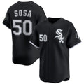 Chicago White Sox #50 Lenyn Sosa Black Fedasgoge 2025 Alternate Limited Stitched Jersey
