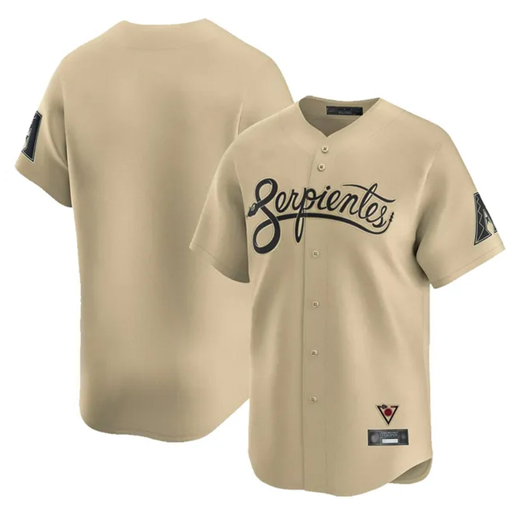 Arizona Diamondbacks Tan Fedasgoge City Connect Limited Home Game Blank Player Stitched Jerseys