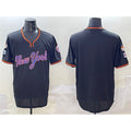 New York Mets Blank Black Fedasgoge 2025 Spring Training Stitched Jersey