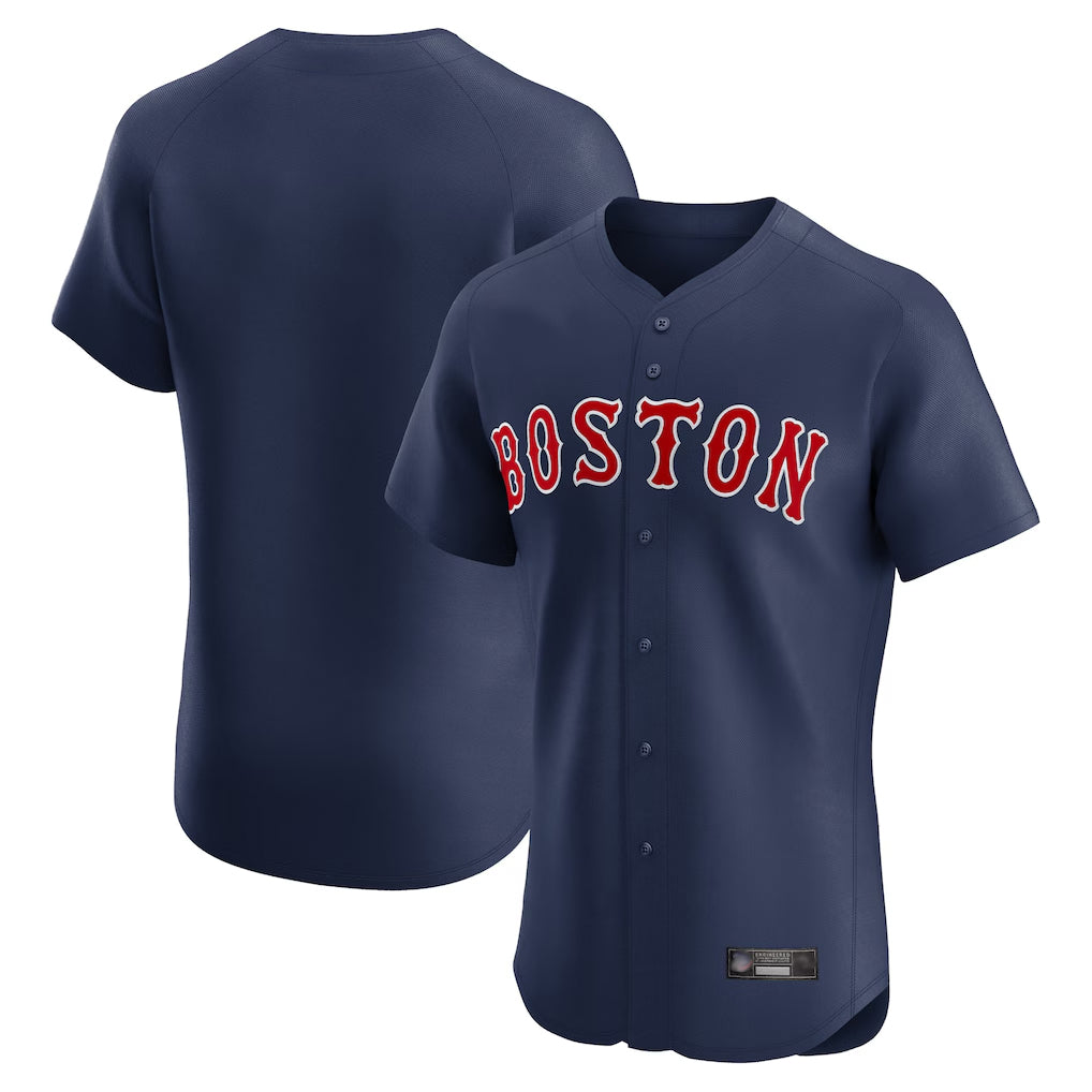 Boston Red Sox Blank Player Navy Fedasgoge Limited Elite Home Game Stitched Jersey