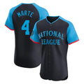 Arizona Diamondbacks #4 Ketel Marte Player Black Fedasgoge National League All-Star Limited Elite Home Game Stitched Jerseys