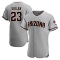 Arizona Diamondbacks #23 Zac Gallen Player Gray Fedasgoge Road Limited Elite Home Game Stitched Jerseys